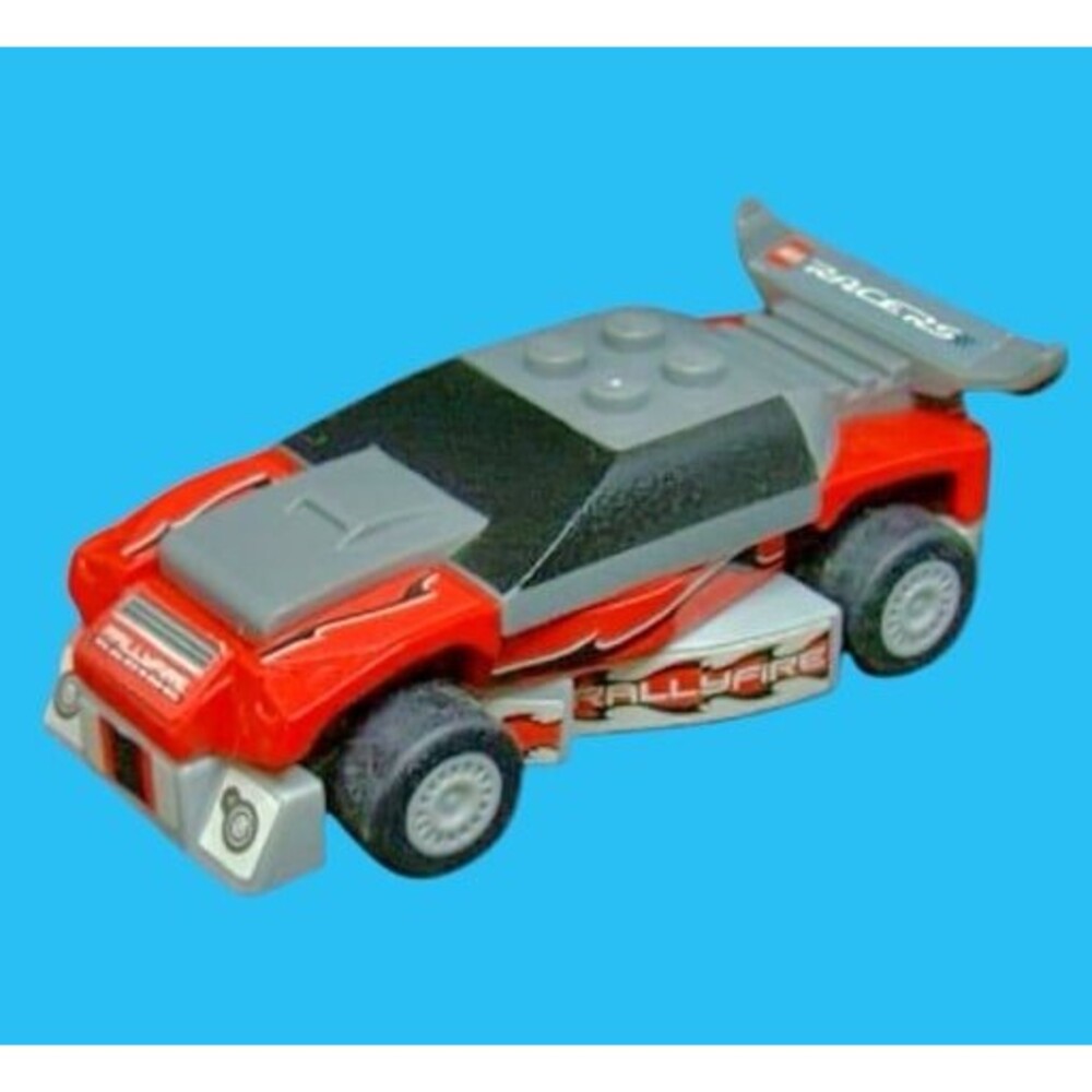 RALLY FIRE LEGO RACERS Race Car Collectible Toy #2 NEW 2009